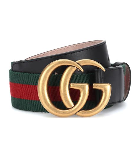 Gucci web belt